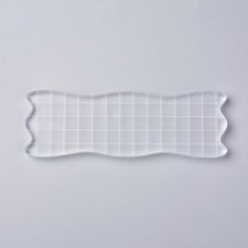 15x5x0,7cm Acrylblock für Silikonstempel Stempelhalter 150x50x7mm Stempelblock