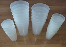 25x Mehrweg Becher Partybecher Trinkbecher , 2 Größen 1,0 l - 0,3 l  TOP ZUSTAND