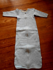 Schlafsack Lana 70% Schurwolle 30% Baumwolle hellblau Bio Öko Walldorf