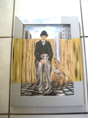 Großes gerahmtes bild - bild, (41cm