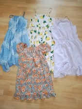 3 Kleider Mädchenkleider Sommerkleider HuM H&M GE 158/164 Neuwertig