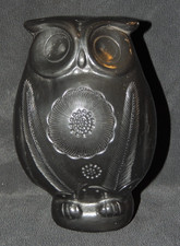 Keramikeule Schwarz graviert Mexiko ca. 12,5cm Dekorfigur Geschenk Sammler