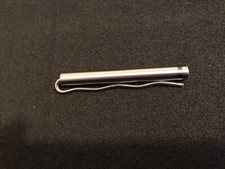 Geldklammer Geldspange  XEN  Edelstahl silber - schwarz / Neu