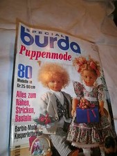 Burda Special E 338 Puppenmode 80  Modelle LOOK Käthe Kruse u.a.