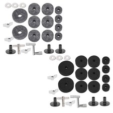 23x Drum Felt Pad Cymbal Kit