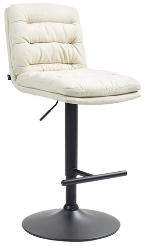 Barhocker damar stoff schwarz - barhocker,
