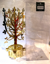 Royal Copenhagen Golden Christmas Kerzenhalter Baum/Ornament mit Anhängern