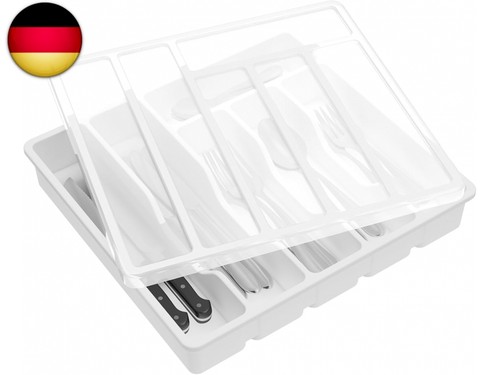Besteckkasten mit deckel - mit,