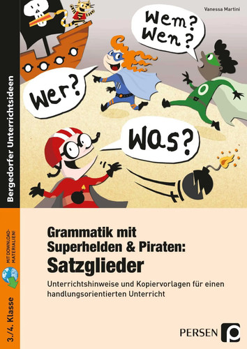 Grammatik mit superhelden - mit,
