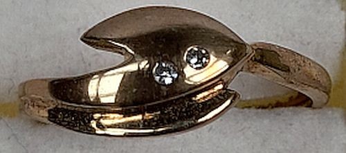 Ring gold 333 brilliant - 333/-,