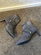 Damenstiefel Spitzen Stiefel Grau Clarks Calla Gr. 39 Original 