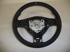 LENKRAD BMW E46 M-TECHNIK ORIGINAL ALCANTARA NEU BEZIEHEN + "12 UHR MARKIERUNG" 