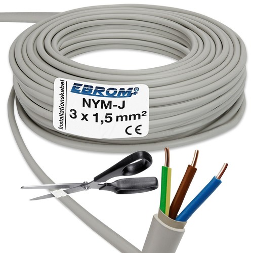 Nym 3x1 mm - nym-j, 3x1,5