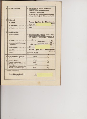 Opel kapitän kabriolett 1939 - kapitän,