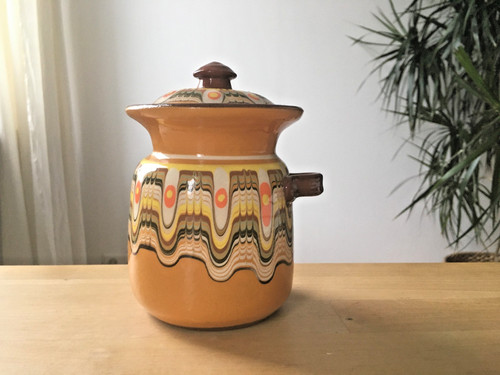 Zuckerdose bulgarische keramik - zuckerdose,