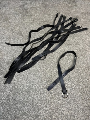 Schwarz leder uniform - schwarz,