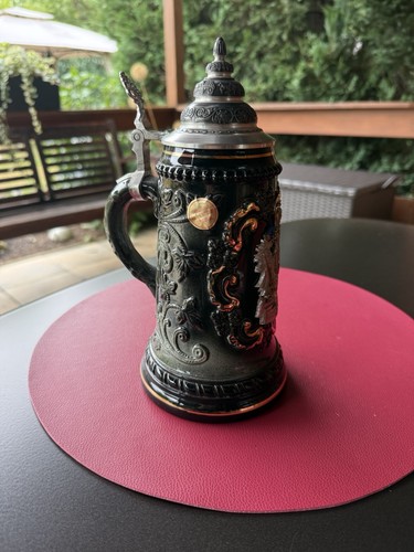 Bierkrug zinnkrug mit - bierkrug,