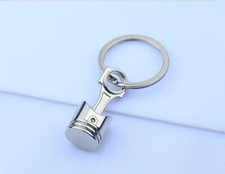 Kolben Schlüsselring Chrom Metall Auto Motor Teile Schlüsselanhänger JDM Anhänger kostenloser Versand