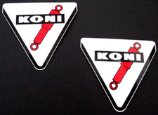 2 Stück Werbe-Aufkleber Koni