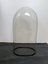 2 Antike Ovale Glasdome /