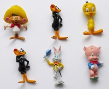 6 Looney Tunes Heimo Figuren  5er Set plus Duffy Duck - sehr gut