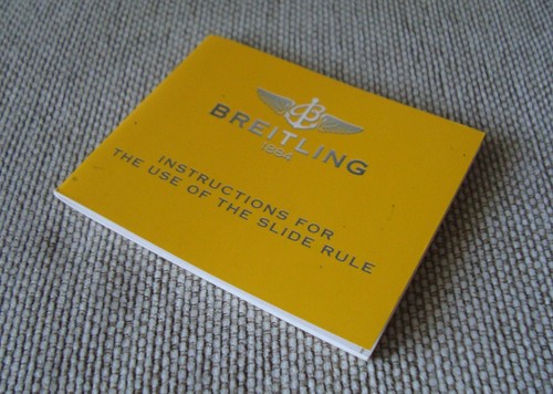 Breitling slide rule e6b - slide,