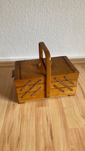Vintage nähkasten holz - vintage,