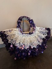 Korbtasche Mit Spitze Und
