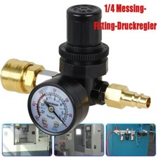 1/4-Druckregler Druckluft Druckminderer Druckregulierung Kompressor Druck Regler