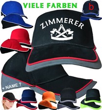 Zimmerer Caps Basecap Hut Mütze Kopfbedeckung bedruckt Geschenke Zunftzeichen 11