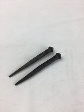 2 Antike Nägel Ziernägel Eisennägel Eisen Handgeschmiedet Indien Nagel