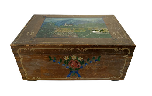 Vintage antike handbemalte - vintage,