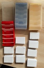 Lernboxen A8 Kunststoff, 3 Stück, mit vermutlich mind. 300 Lernkärtchen