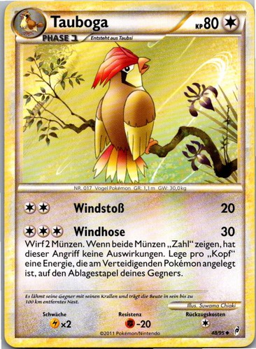 Pokémon tauboga ruf - 48/95,