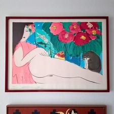 WALASSE TING "Dame au Chat