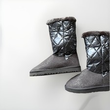 Winterstiefel, Grau, Neu