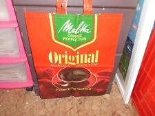 MELITTA COFFEE PERFECTION ORIGINAL VINTAGE PVC TRAGETASCHE EINKAUFSTASCHE AMERSHAM FAB'