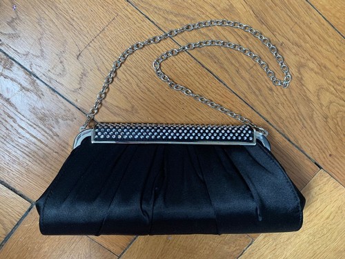 Schwarze abendtasche clutch - abendtasche,