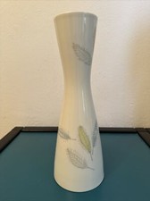 Rosenthal Vase Selb V, Form 2000, Bunte Blätter, große Vase ca. 28 cm, Vintage 