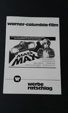 Werberatschlag : MAD MAX - Mel Gibson - SciFi (Warner)