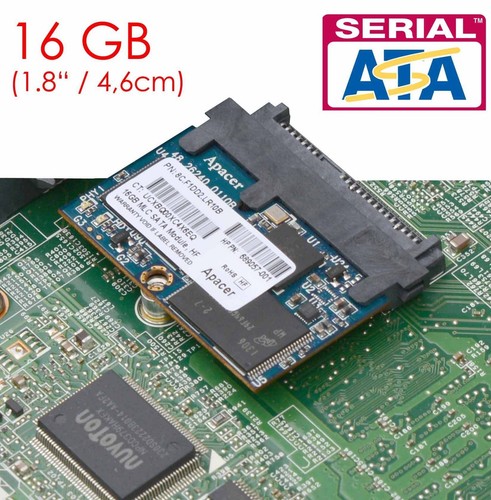 16gb sata ata ssd 4 - ssd, 1.8"