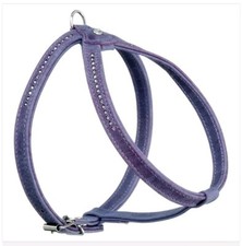 Hundegeschirr, Leder, Lila