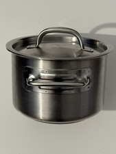 Kochtopf mit Deckel und Zwei Griffen,  2 Liter, Edelstahl. Top Zustand!