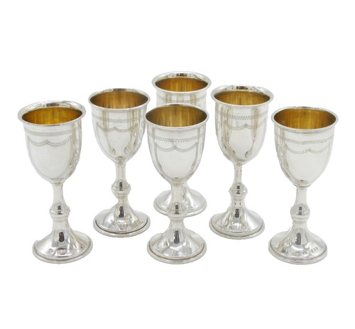 Art deco 6er set sterling - deco,