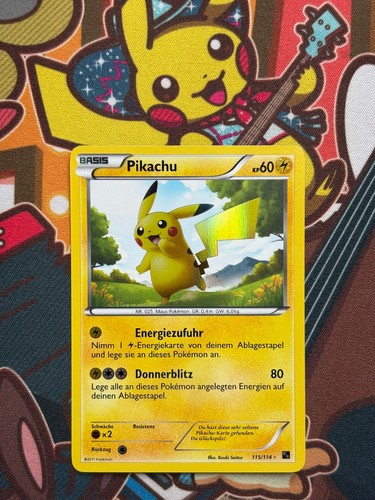 Pikachu 115 114 - schwarz, &