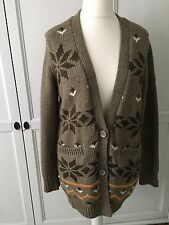 Cardigan Longcardigan Strickjacke Grob Norweger Viva La Diva 44 Blogger Vintage