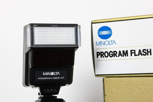 Minolta program flash - flash, af