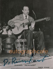 Django Reinhardt signiertes