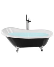 Retro Badewanne schwarz oval