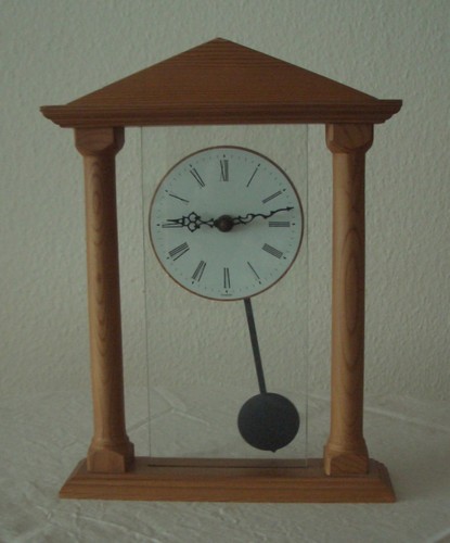 Pendeluhr tischur holz 34cm - tischur,
